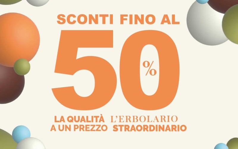 SCONTI FINO AL 50%
